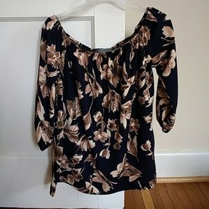 Cherish Off The Shoulder Floral Top